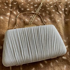 Silver Clutch Purse